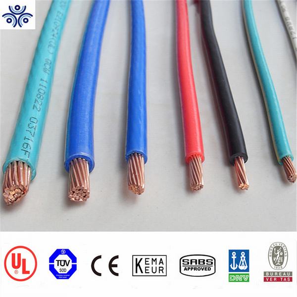 
                        600V 8AWG 12AWG 14AWG PVC Insulated Nylon Sheathed Thhn Thwn Thwn-2 Cable
                    