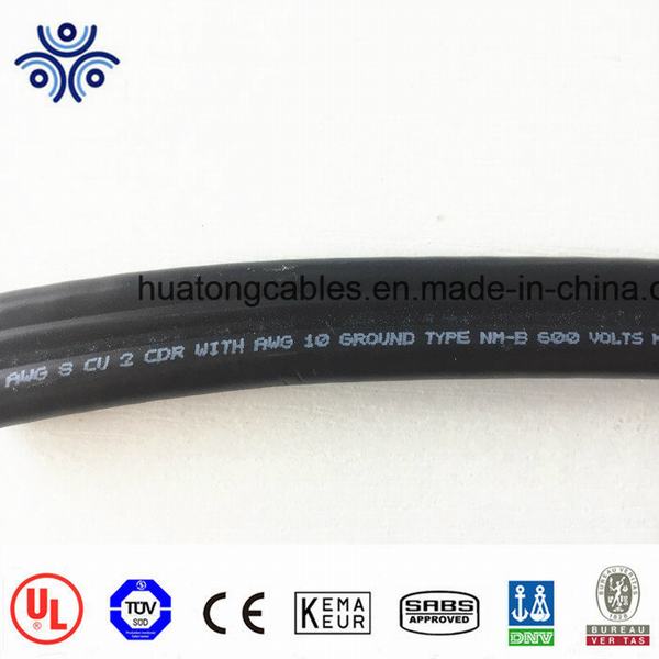 China 
                                 600 V Gebäudekabel 10-2 10-3 12-2 12-3 Romex Nm-B Kabelkabel mit UL-Zertifikat                              Herstellung und Lieferant