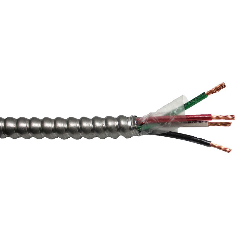China 
                12/2 UL 600V AWG cable MC para construcción eléctrica blindada Cable de alambre
              fabricante y proveedor
