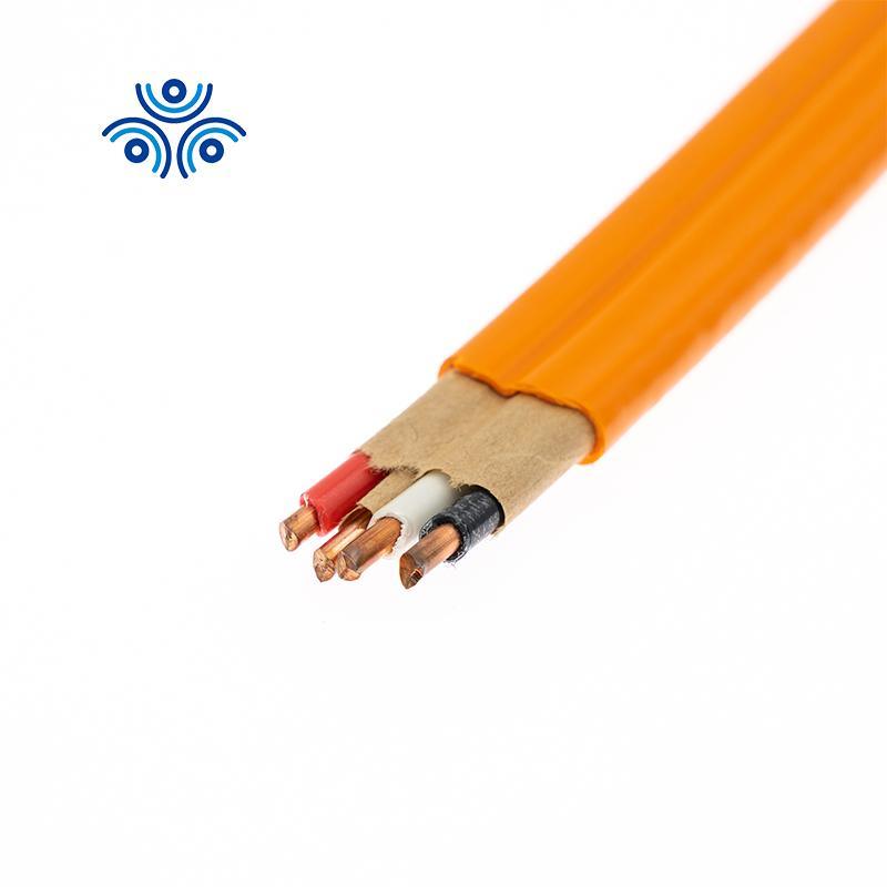 600V UL Certificate RoHS Insulation Nm-B Electric Wire Cable Nonmetallic-Sheathed Four Conductor White — 14 AWG