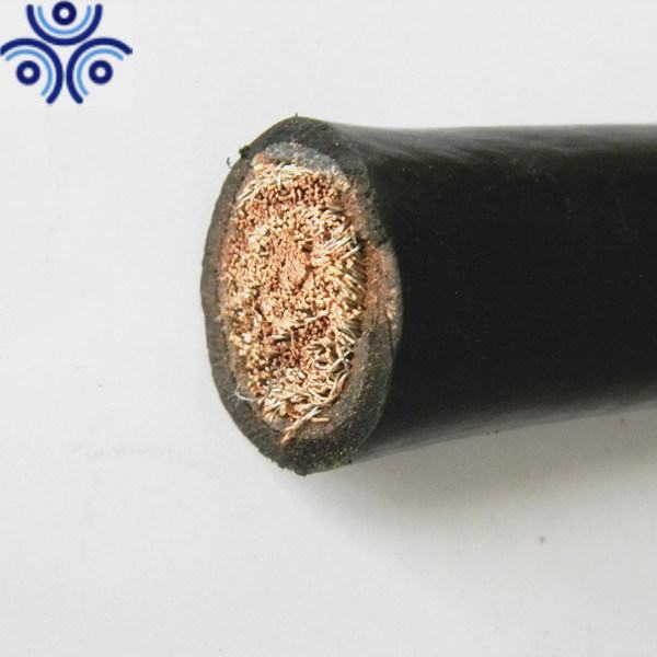 Chine 
                                 6AWG du câble de soudage de cuivre en caoutchouc                              fabrication et fournisseur