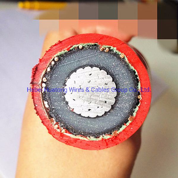 8.7/15kv 18/30kv N2xsy/Na2xsy Cu or Al/XLPE/Cws/Cts/PVC Red Color Power Cable