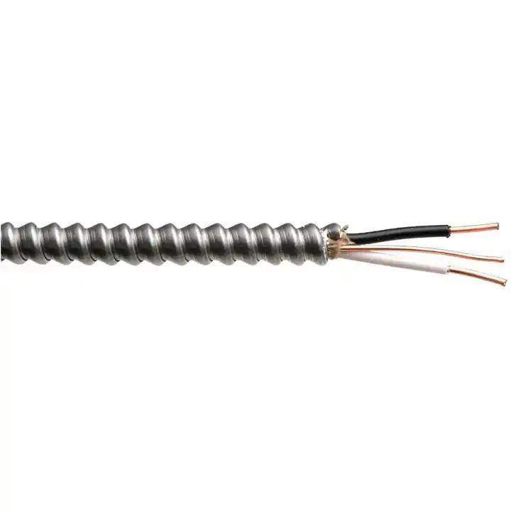 
                AC90 cable eléctrico de alimentación de cable de aluminio entrelazado cable de control blindado
            