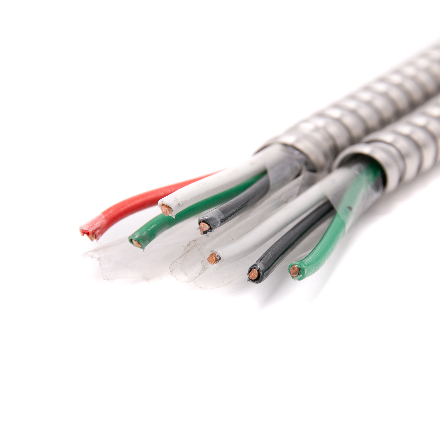 China 
                Cable de cable de metal Clad 12/2 MC conductor de cobre blindado de aluminio
              fabricante y proveedor