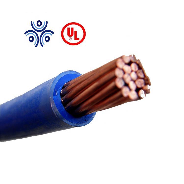 
                Norma Americana Thhn/Thwn 14 AWG de cobre sólido-2 la construcción de cables eléctricos
            