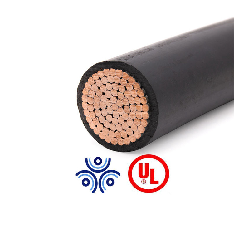 
                Cable de cobre desnudo Huatong1000V/2000V HT cable fotovoltaico 10AWG DC Rpvu90
            