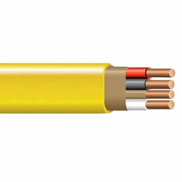 Building Flat Flexible Wire PVC Insulation Power Nm-B Cable Nonmetallic-Sheathed Color-Coded Jacket RoHS/ Reach