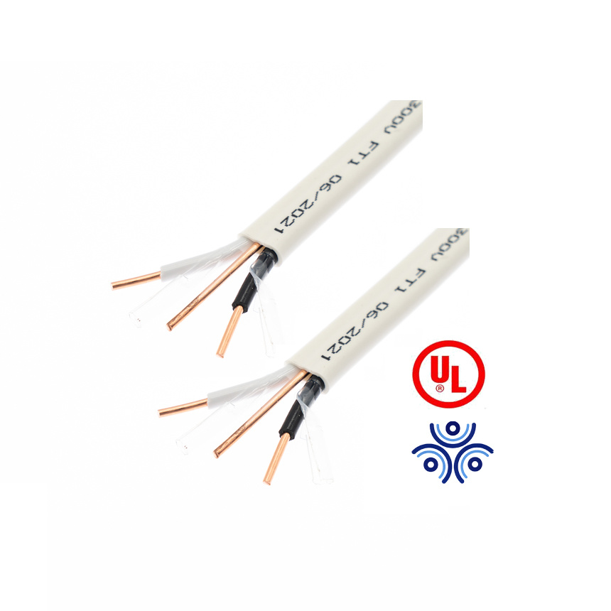 China 
                Construcción UL719 cable plano Casa de cables eléctricos Fabricación Nm-B.
              fabricante y proveedor