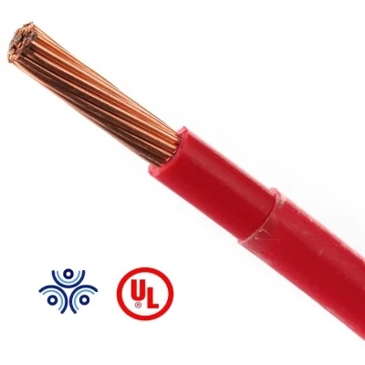 
                China Copper PVC Insulation Power Electrical Cable 14/12/10AWG Thhn Wire Certification UL Nylon Jacket 600V Building for USA Red
            