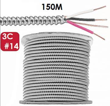 China 
                Tambores de exportación de estándares de construcción 14AWG-500kcmil cable de armadura entrelazada AC90 12/2
              fabricante y proveedor