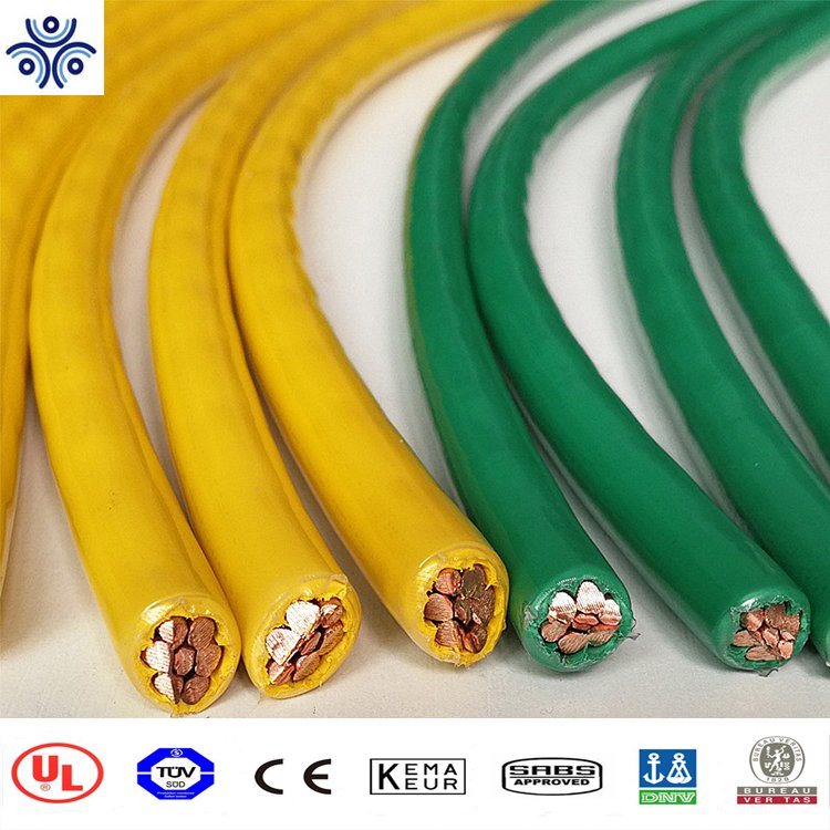 
                Cavo elettrico in rame 14/12/10AWG Certificazione filo THHN isolamento UL in PVC Per il Canada
            