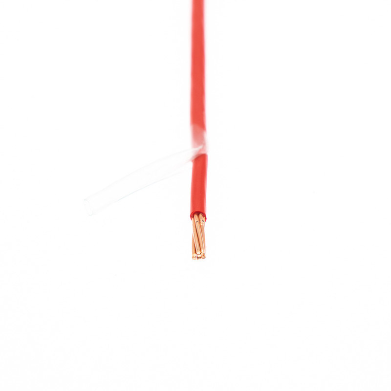 
                Flexible de PVC cobre eléctrico T90 14AWG 12AWG 12 sólido Cable Thhn
            