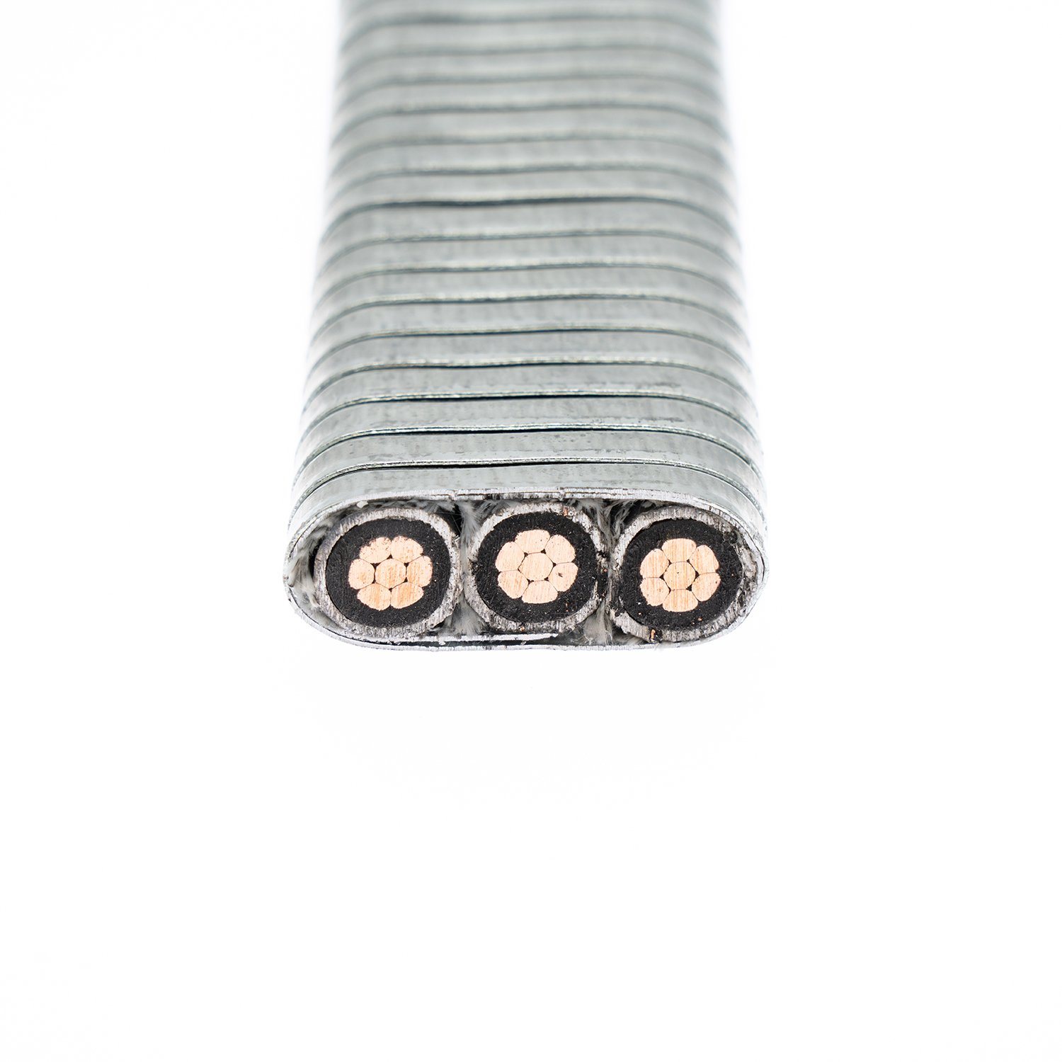 
                Bomba de aceite sumergible eléctrica cable de alimentación de goma cable de alimentación de fabricante recubierto de plomo Cable de alimentación Esp de cinta de acero galvanizado
            