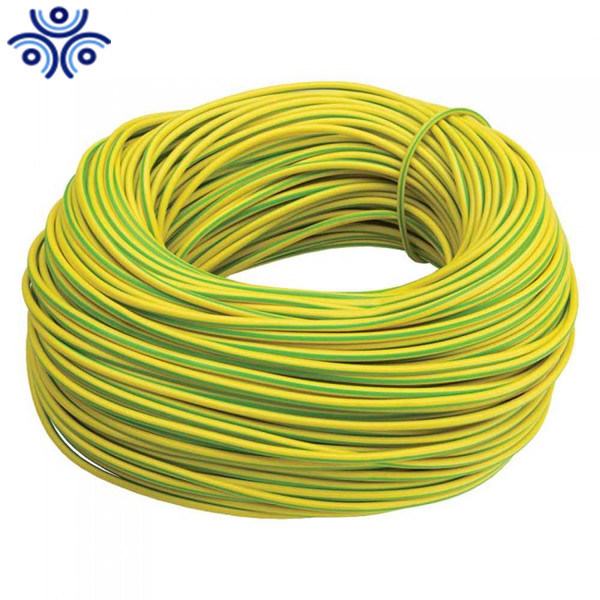 Electric Wire 150mm2 Earth Grounding Cable in Green Yellow Color