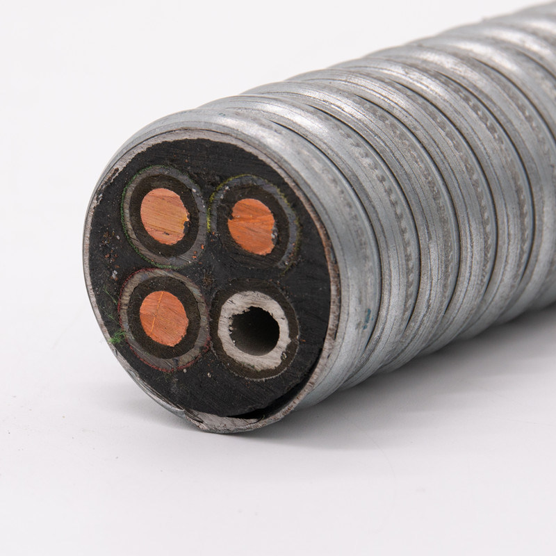 
                Электрические подводимые кабели насоса ESP Круглые плоские профили 5 кв
            