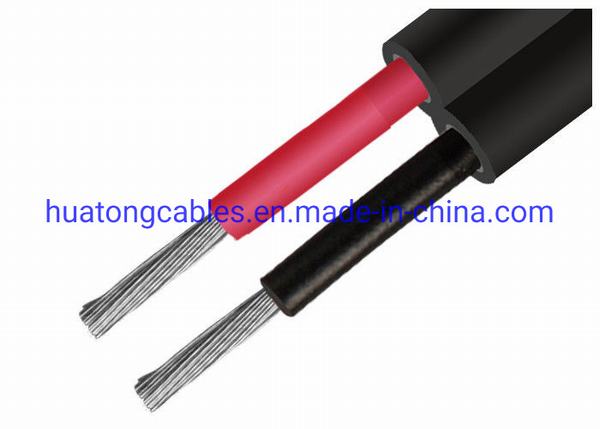En 50618 Certificate Xlpo Insulation and Sheath Twin 4 Twin 6 Solar Cable