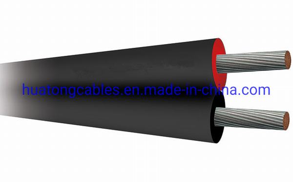 
                                 La norma EN 50618 TUV 1169 2pfg Twin 6mm2 Cable solar de rojo y negro                            