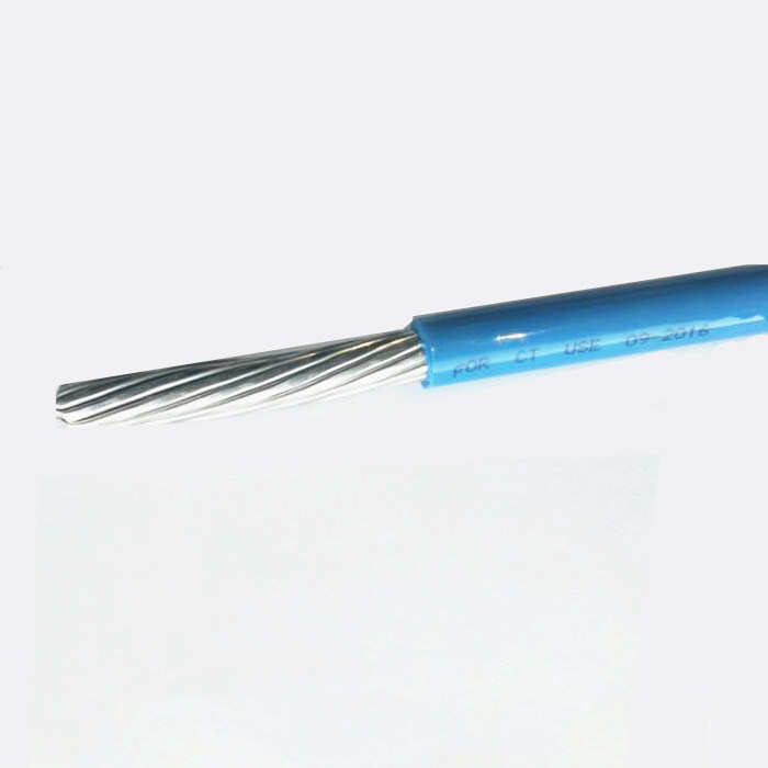 
                Schwer entflammbarer Nylon-Mantel-Draht 500mcm Einkern 4AWG Kupfer Thhn-Kabel
            