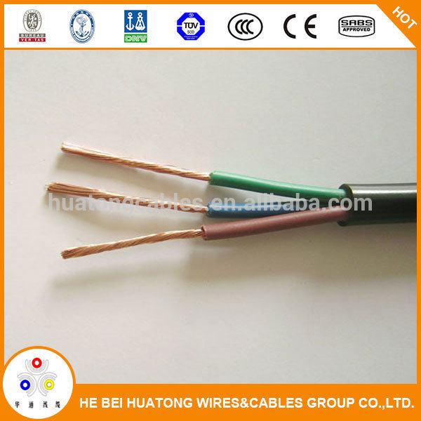 
                                 H05VV-F de 3 núcleos de 1,5 mm2 Cable Flexible                            