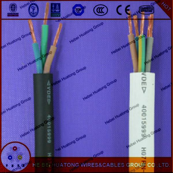 China 
                                 H05VV-F de la construcción de un solo cable y cable enfundado multinúcleo                              fabricante y proveedor