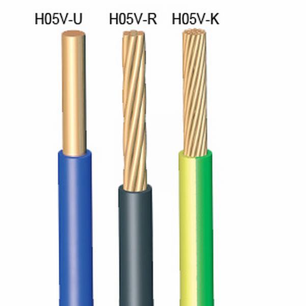 Китай 
                                 H07V-K ПВХ изоляцией установки гибкого кабеля и проводов                              производитель и поставщик
