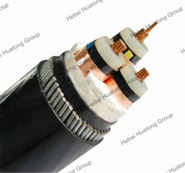 
                                 Высокого и среднего напряжения кабеля с одним ядром 3 Core XLPE короткого замыкания бронированных кабель питания цена                            