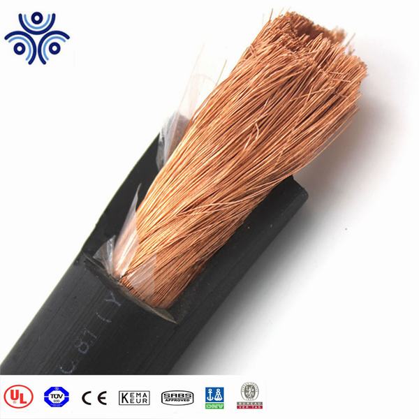 China 
                                 4/0AWG de alta calidad de soldadura de caucho aislado el cable eléctrico                              fabricante y proveedor