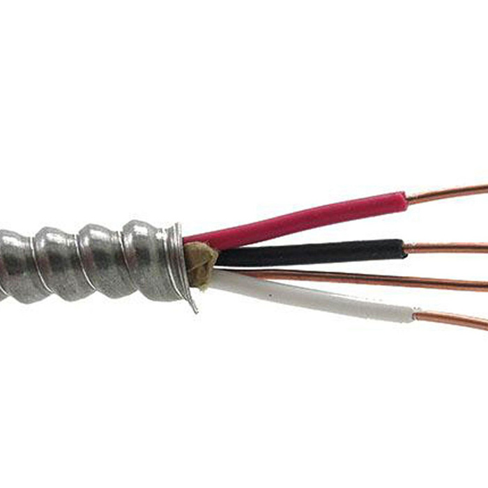 
                Высококачественный кабель cUL, сертифицированный по RoHS, 14AWG-500ксм, 12/2-жильный кабель, Acwu90 Строительные провода AC90
            