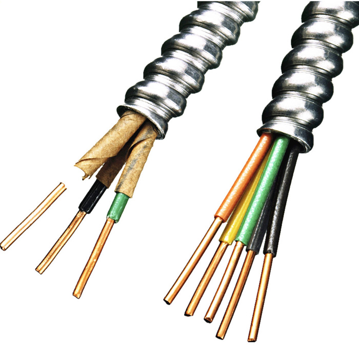 
                Горячая продажа кабель 12/2 Acwu90, одобренный RoHS, 14AWG-500kcmil AC90 Строительные провода
            