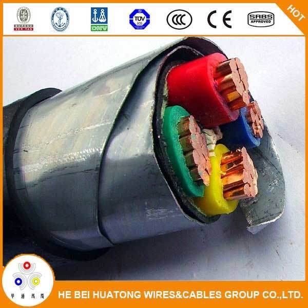 Chine 
                                 Hot Sale 4*95mm2 isolation XLPE /cuivre aluminium acier galvanisé Câble d'alimentation blindés de bande                              fabrication et fournisseur