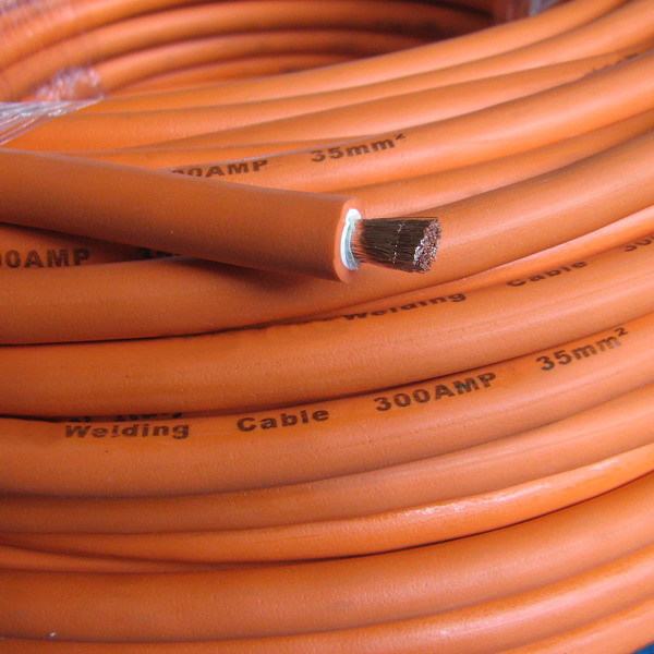 
                                 Горячая продажа 70мм2 медный кабель сварки оранжевого цвета                            