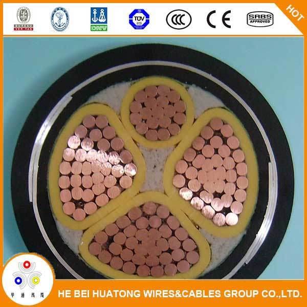 Chine 
                                 Câble d'alimentation standard IEC 60502 Conducteur en cuivre Insulaion XLPE Gaine PVC avec ruban d'acier blindés                              fabrication et fournisseur