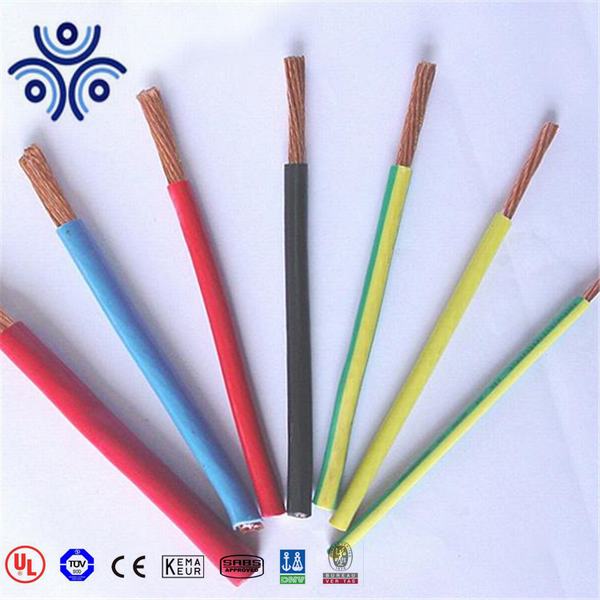 China 
                                 IEC Cable eléctrico de 1,5 mm2 de 2,5 mm2 4mm2 6mm2 de cobre o aluminio aislamiento de PVC 300/500V                              fabricante y proveedor