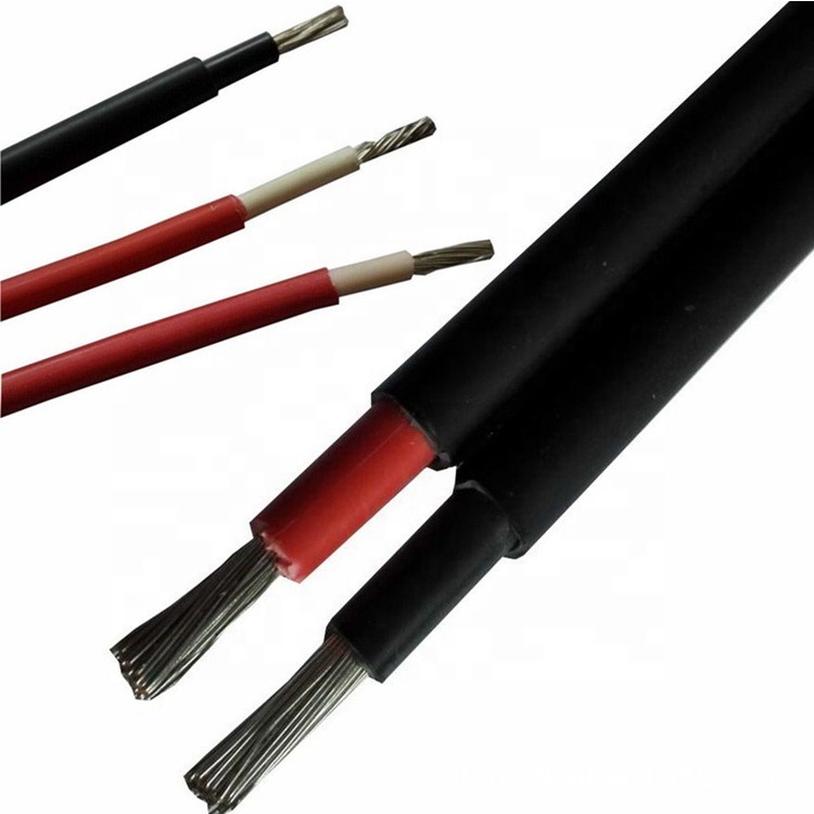 Industrial Hebei Huatong Soft Packing Twin Core Solar Cable TUV Certification PV Solar Cable 4/6mm2 ABC Underground Industrial XLPE Electric Solar Cable