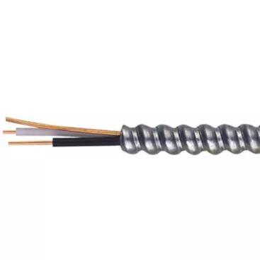 
                Câble blindé en cuivre 600 V isolé, solide, norme CSA, marché canadien 12/2 câble AC90
            