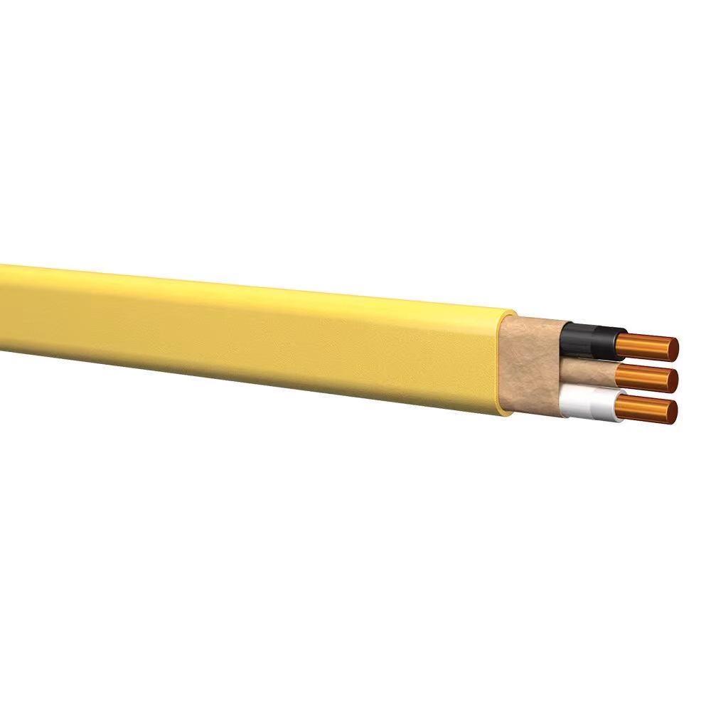 
                  Low Voltage 600V PVC Insulation UL Certificate 14/2 12/2 10/2 14/3 12/3 10/3 8/3 6/3nm-B Electric Wire Cable White - 14 AWG
            