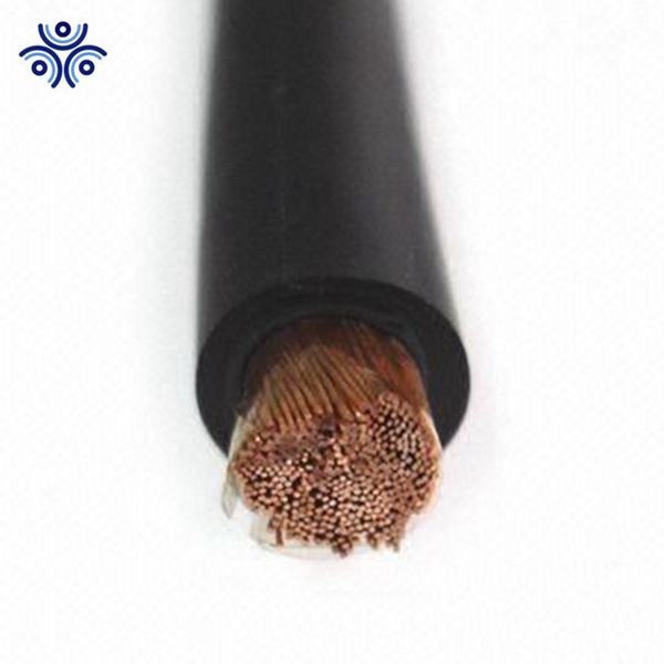Low Voltage Stranded Copper Conductor Rubber Welding Cable