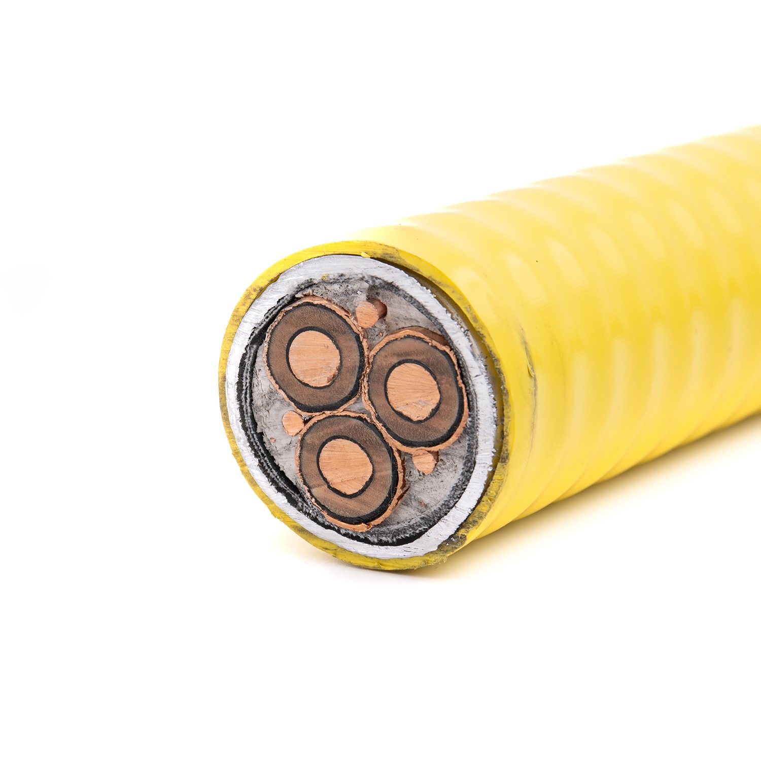 
                Cable blindado MC-HL 3 conductores EPR PVC Mc-HL/MV-105 5kV 8kv Cable eléctrico de color amarillo
            