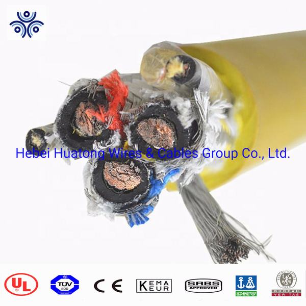 Metallic Shielded, Rubber Sheathed Mobile Flexible Mining Cable