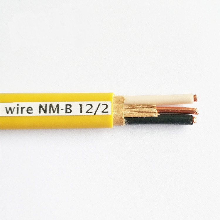 Nonmetallic-Sheathed Low Voltage Annealed Copper Flexible Nm-B Wire Black — 8/6 AWG PVC Insulation OEM ODM