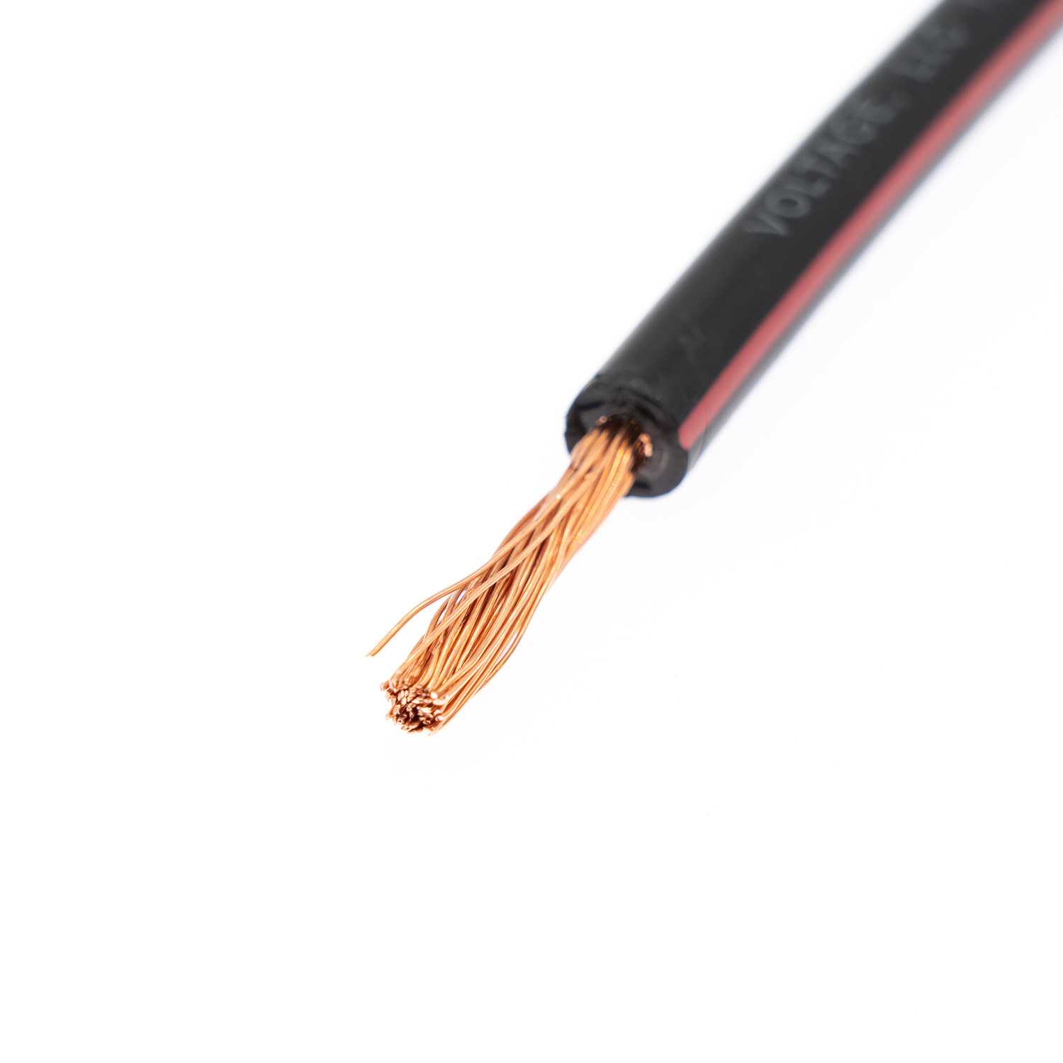 
                PV el cable 10AWG varados negro 1kv/Fotovoltaica el cable de cobre de 2kv
            