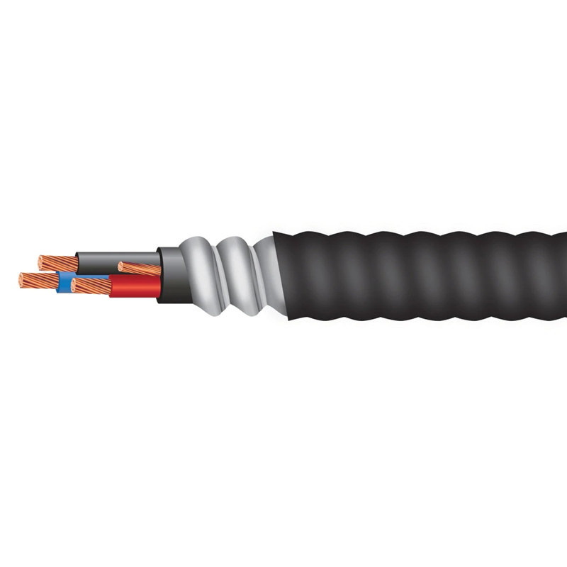 China 
                PVC cUL 10/3 Armoured 3 Core 4 Twn75 AC90 Acwu90 Cable Teck90 14AWG
              manufacture and supplier