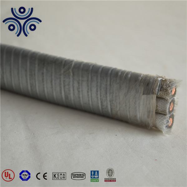 Qyeey Round Esp Power Cable, 3 Core Submersible Pump Cable High Temperature and Oil Resistance Cable Qyyeq, Qyyeey, Qyjeq 300/500V