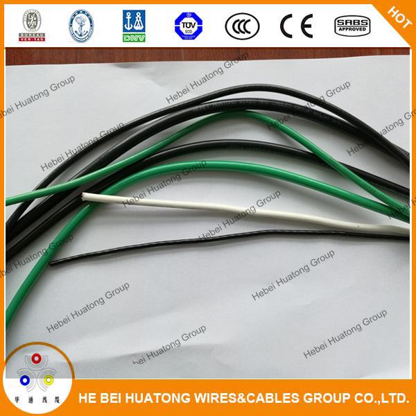 Red Building Wire Stranded Bare Copper 8AWG/10AWG/12AWG Nylon Jacket Thhn Electric Cable