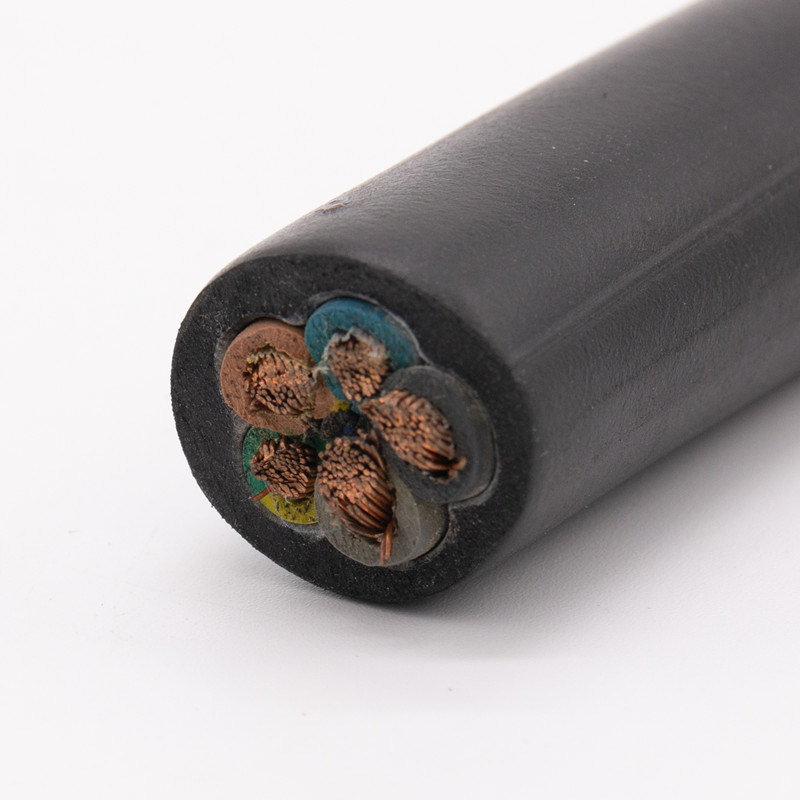 Round Wire VDE Approved Standard Export Drum IEC60502 H05rn-F Rubber Cable