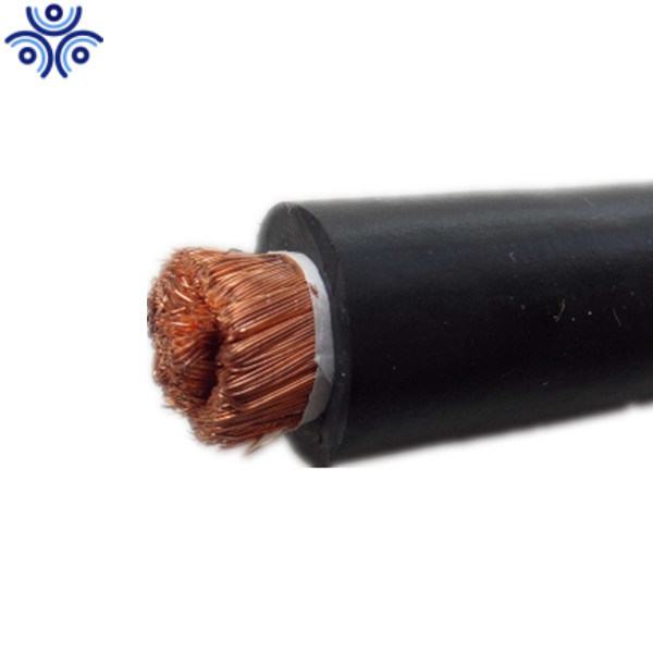 China 
                                 Los cables de soldadura de cobre del cable de goma                              fabricante y proveedor