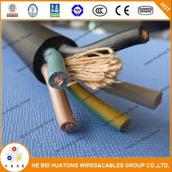 Китай 
                                 Резиновой изоляцией на полупогружном судне водонепроницаемый гибкий кабель электродвигателя                              производитель и поставщик