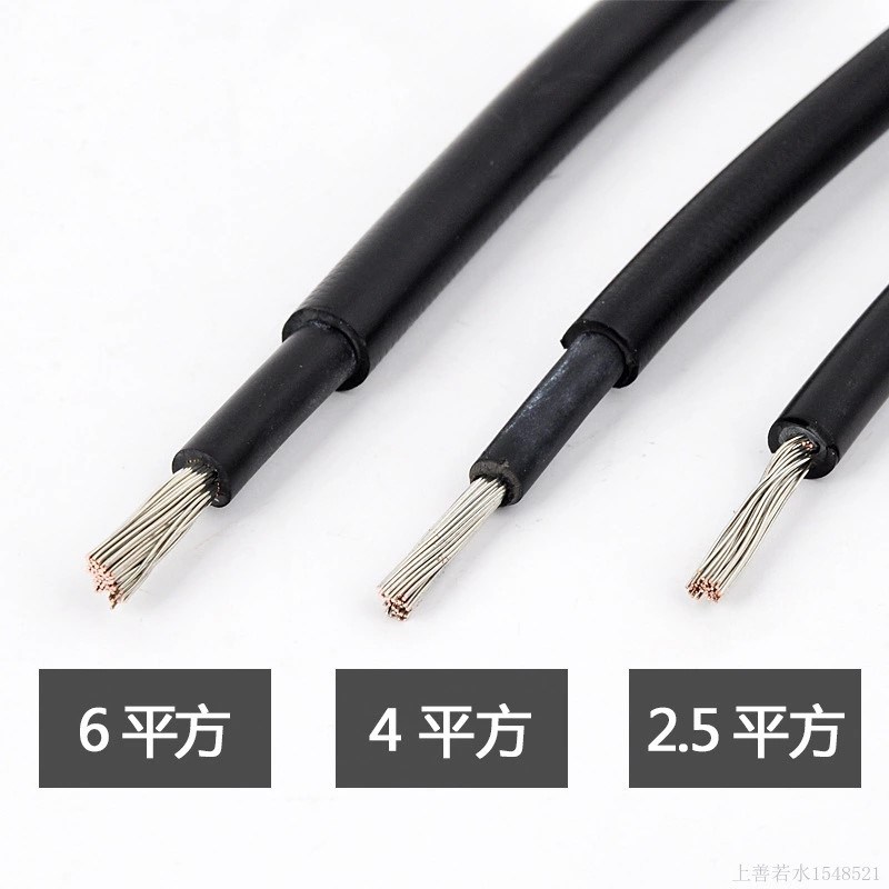 China 
                   Cable eléctrico TUV de alta tensión CA de CC solar Certificación PV cable Solar 4/6mm2 eléctrico subterráneo Industrial eléctrico subterráneo Cable
             en venta