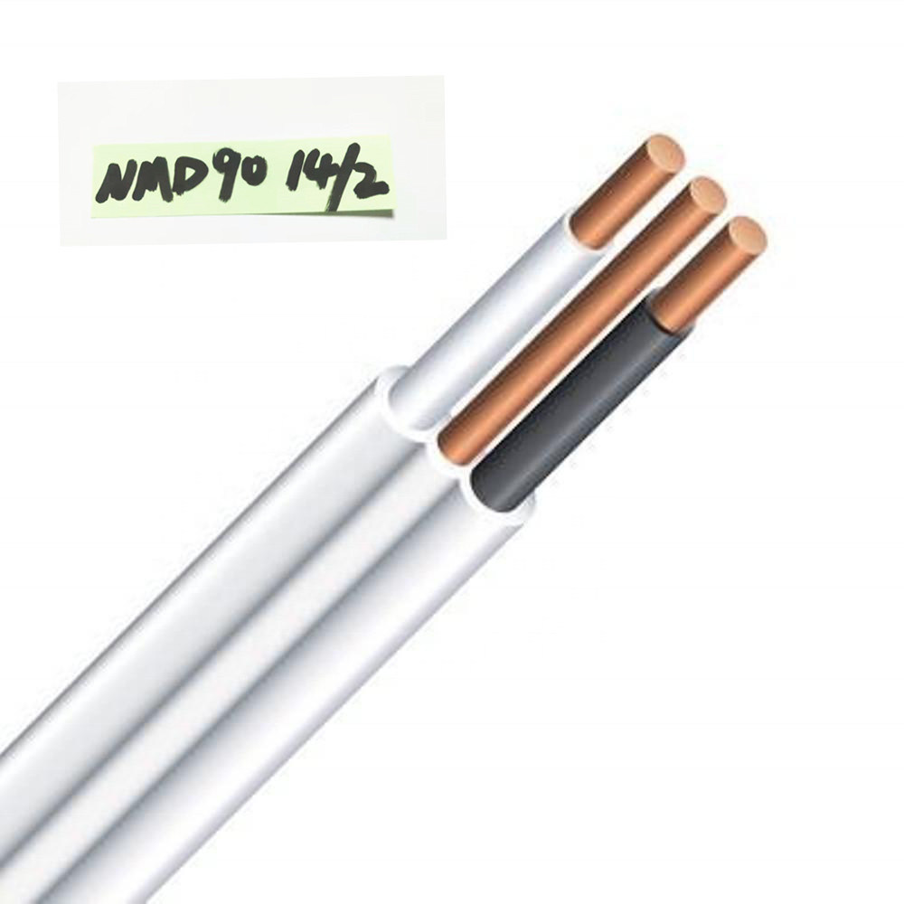 Solid Copper 14AWG-2AWG 12AWG-2AWG Electrical Canadian House Wire with Factory Price Nmd90