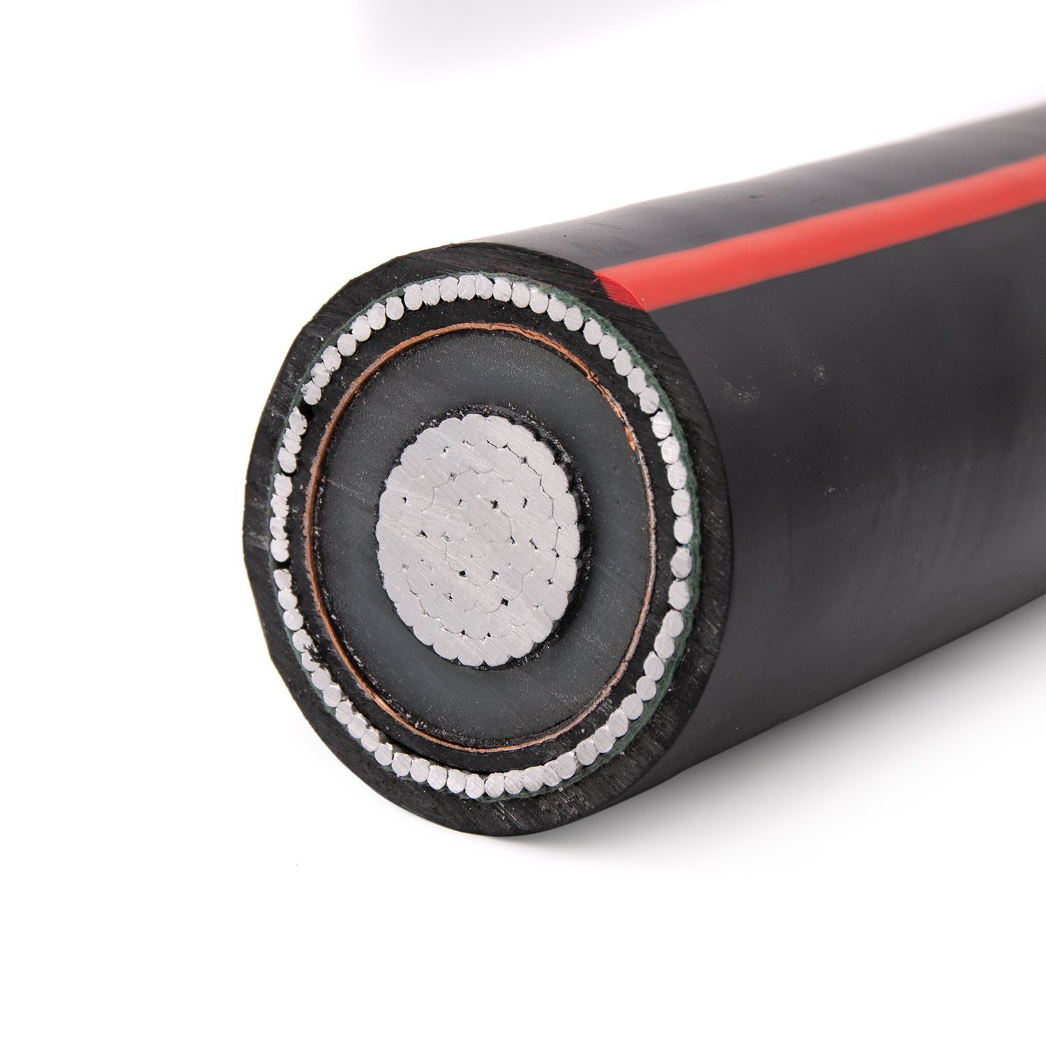 
                Câble blindé en fil d′acier SWA 6mm 10mm 4 conducteurs 16mm 3 conducteurs électriques blindés, tension moyenne souterraine
            